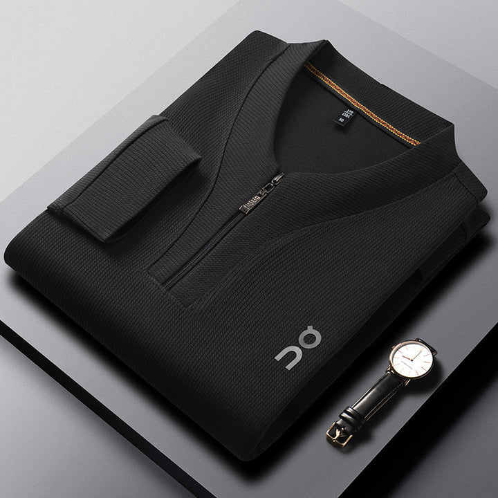 Herren funktioneller Pullover mit Reißverschluss und innovativem Design Aliams