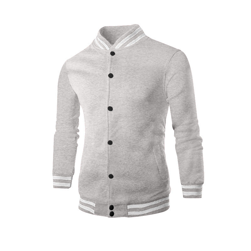 Herren Collegejacke mit elastischen Bündchen und hochwertiger Verarbeitung Aliams