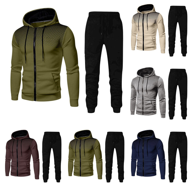 Herren Sportliches Jogginganzug-Set mit atmungsaktivem Material und modernen Einsätzen Aliams