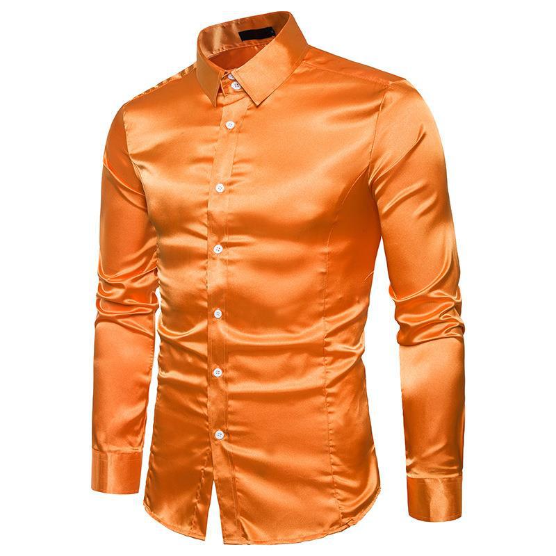 Herren elegantes Businesshemd aus hochwertigem Satin mit perfekter Passform Aliams
