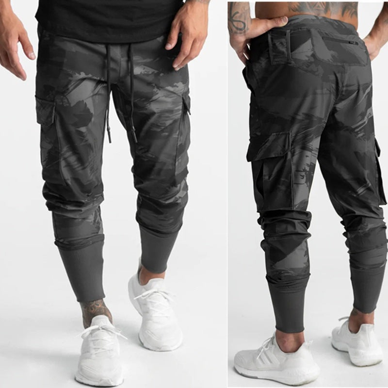 Herren Camo Cargo Jogger-Hosen Aliams