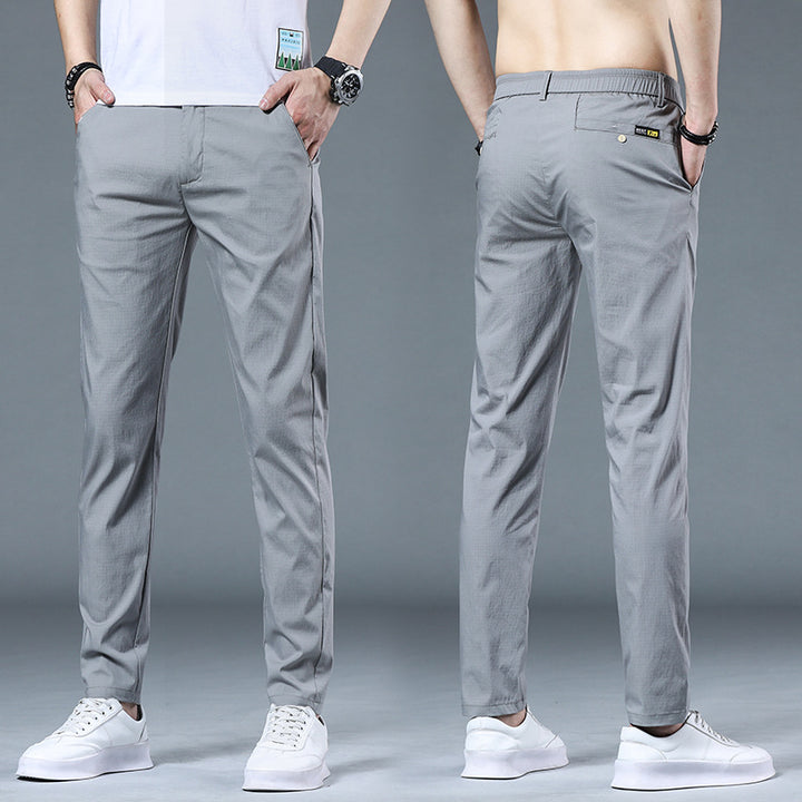 Herren bequeme Chino-Hosen mit leichtem Stretch-Material Aliams