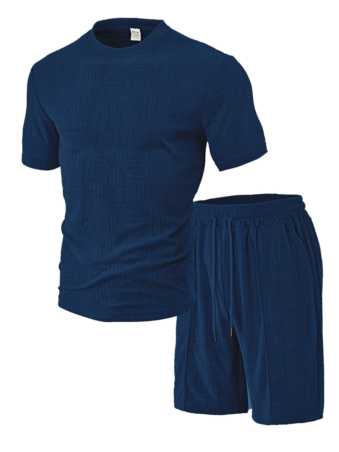 Herren Sport-Outfit mit atmungsaktivem Kurzarmshirt und Shorts Aliams