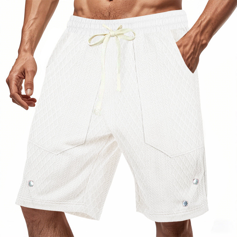 Herren Cargo-Shorts mit strukturiertem Design und praktischen Taschen Aliams