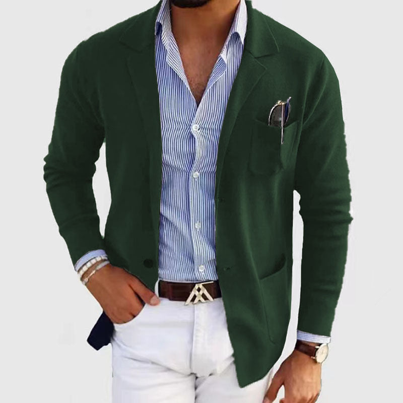 Herren eleganter Strickblazer Aliams