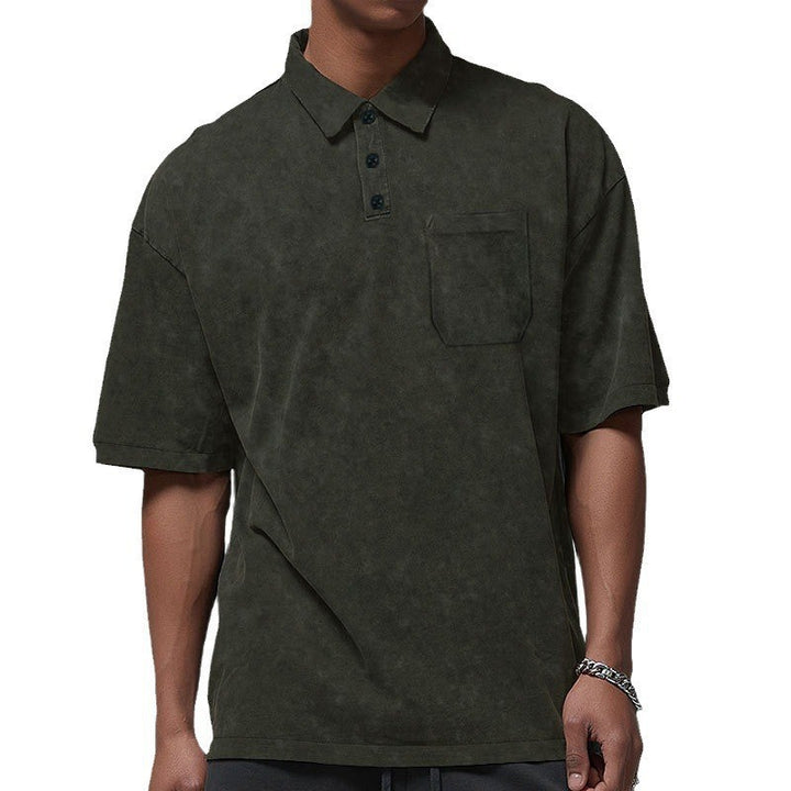 Herren Poloshirt mit strukturiertem Design und praktischer Brusttasche Aliams