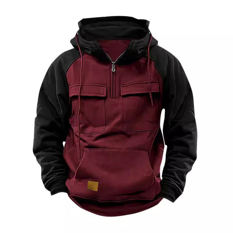 Herren Funktioneller Hoodie mit praktischen Taschen und innovativem Design Aliams