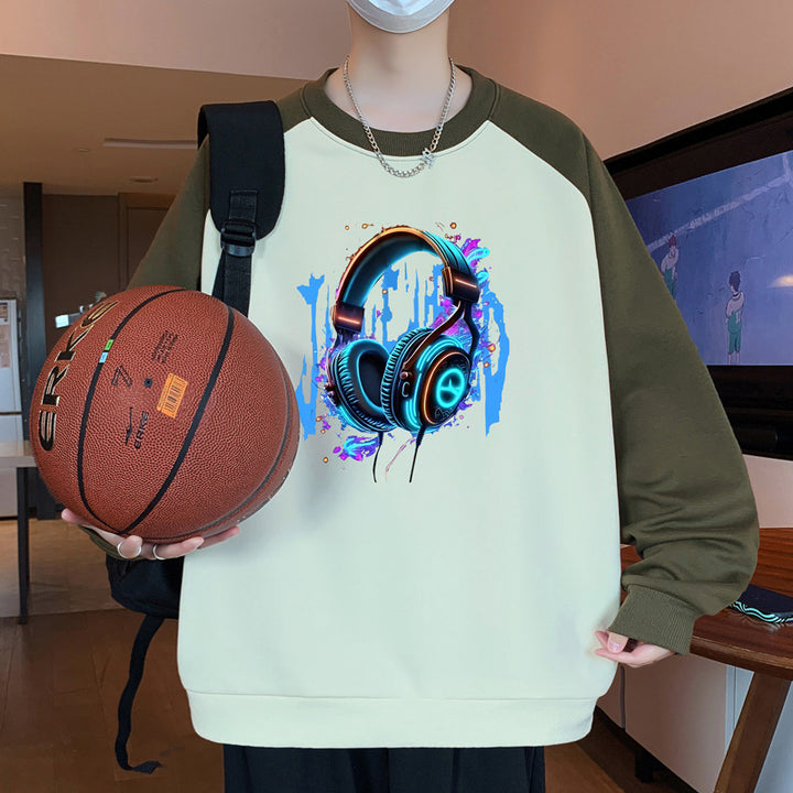 Unisex Sweatshirt mit grafischem Druck Aliams