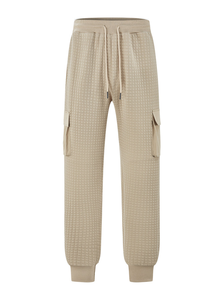 Herren Cargo-Jogginghose mit strukturiertem Design und praktischen Taschen Aliams