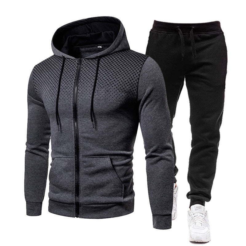 Herren sportliches Hoodie- und Jogginghose-Set mit atmungsaktiver Technologie Aliams