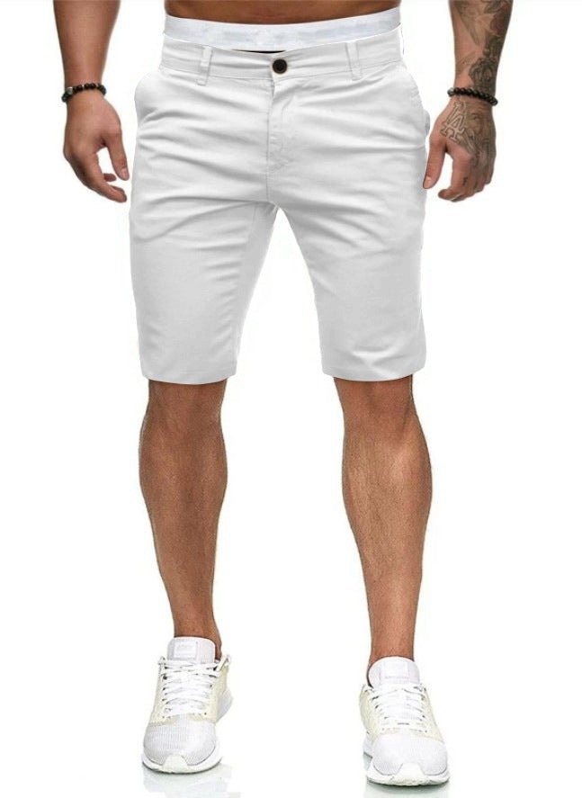 Herren Chino-Shorts mit modernem Schnitt und praktischen Taschen Aliams