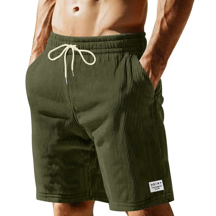 Herren Sportliche Shorts aus atmungsaktivem Material mit verstellbarem Bund Aliams