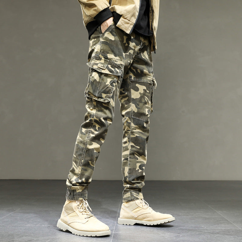 Herren Cargohose mit praktischen Taschen und elastischem Bündchen Aliams