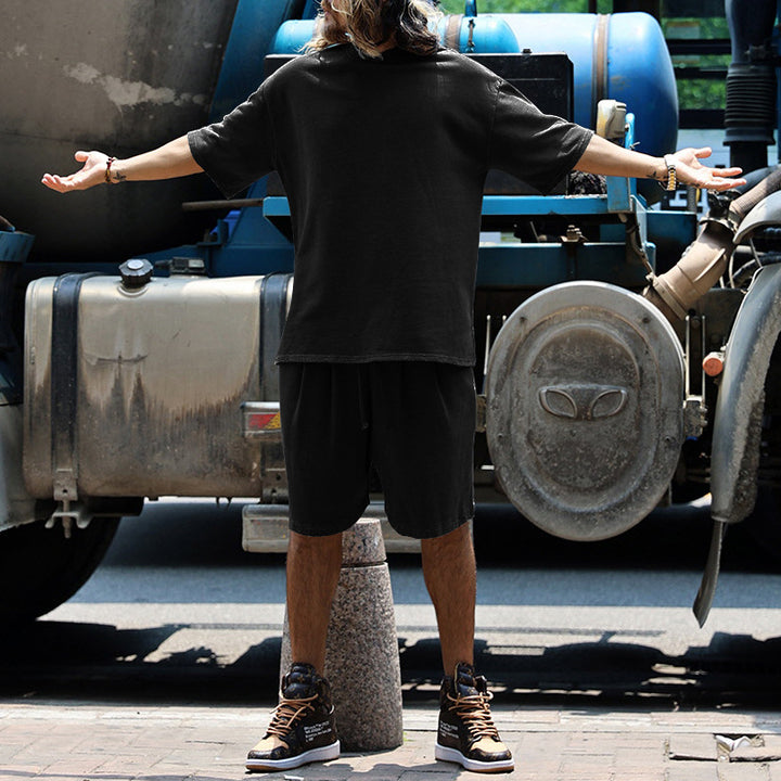 Herren entspannendes Freizeit-Set aus hochwertigem Baumwollmix Aliams