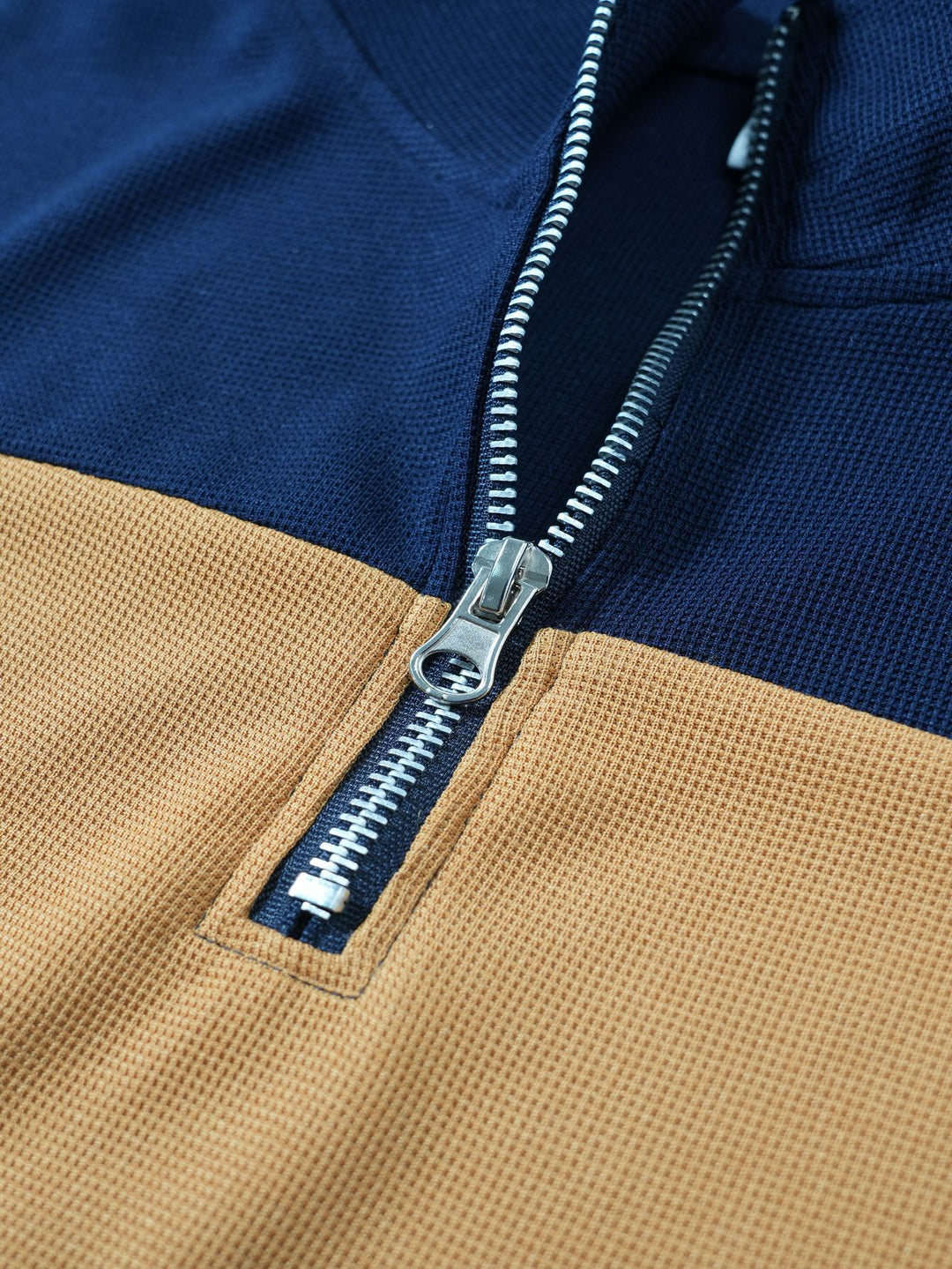 Herren Sportpullover mit modernem Stehkragen und Reißverschluss Aliams