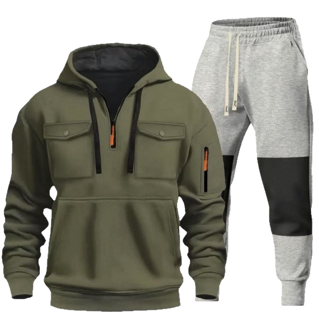 Herren funktionaler Sweatshirt- und Jogginghosen-Set Aliams