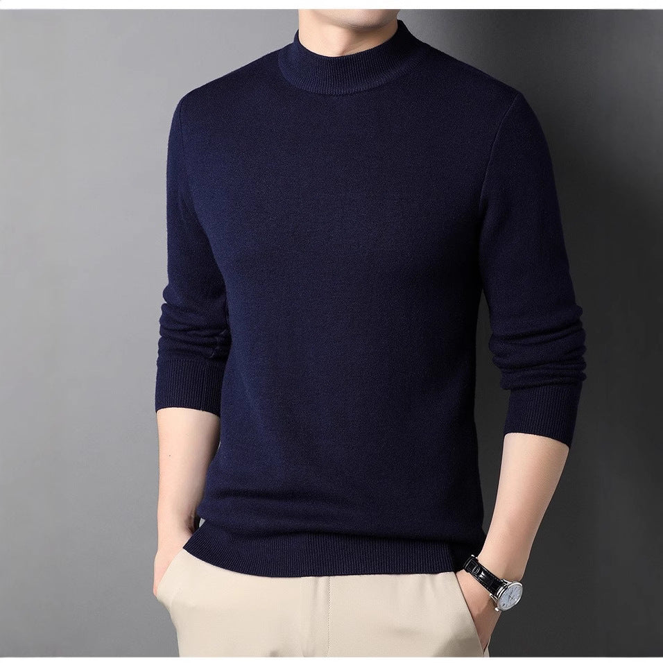 Herren Feinstrickpullover mit Rollkragen und soften Materialien Aliams