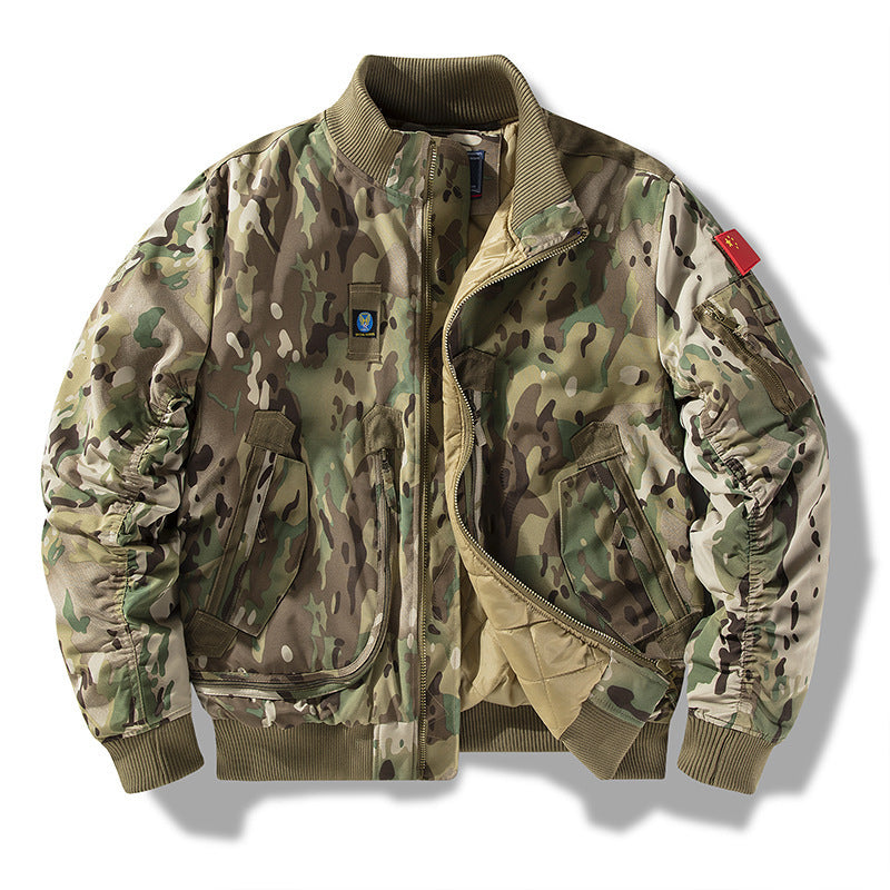 Herren Bomberjacke mit technischen Details und praktischen Taschen Aliams