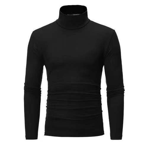 Herren Rollkragenpullover aus elastischem Material mit eng anliegendem Schnitt Aliams