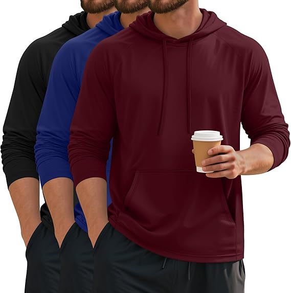 Herren Kapuzenpullover mit praktischem Kängurutaschen-Design und hochwertigem Material Aliams