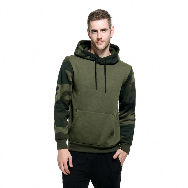Herren Kapuzenpullover mit modernem Camouflage-Design Aliams