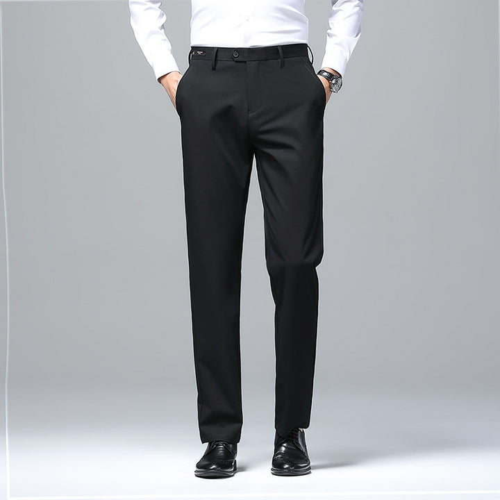 Herren elegante Business-Hose mit feiner Struktur Aliams