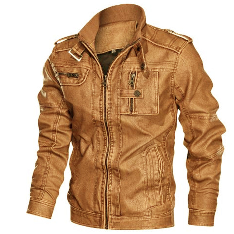 Herren stylische Jacke mit vielen Taschen und trendigem Design Aliams