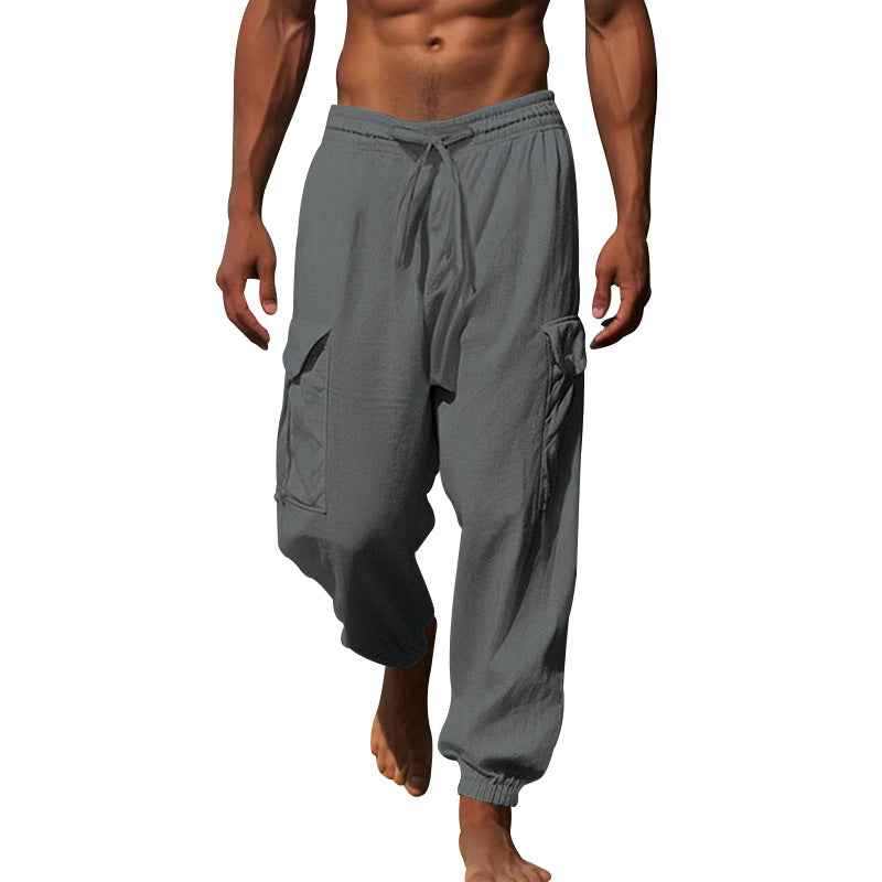 Herren Cargo-Hose mit elastischem Bund und praktischen Seitentaschen Aliams 1760050766