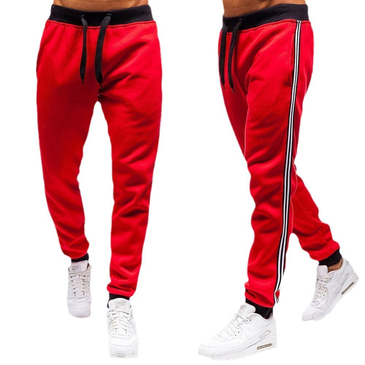 Herren Sportliche Sweatpants mit seitlichen Streifen Aliams