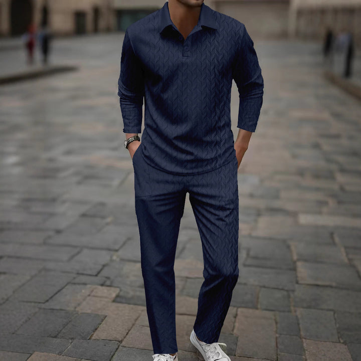 Herren Freizeitanzug mit modernem Strukturdesign Aliams