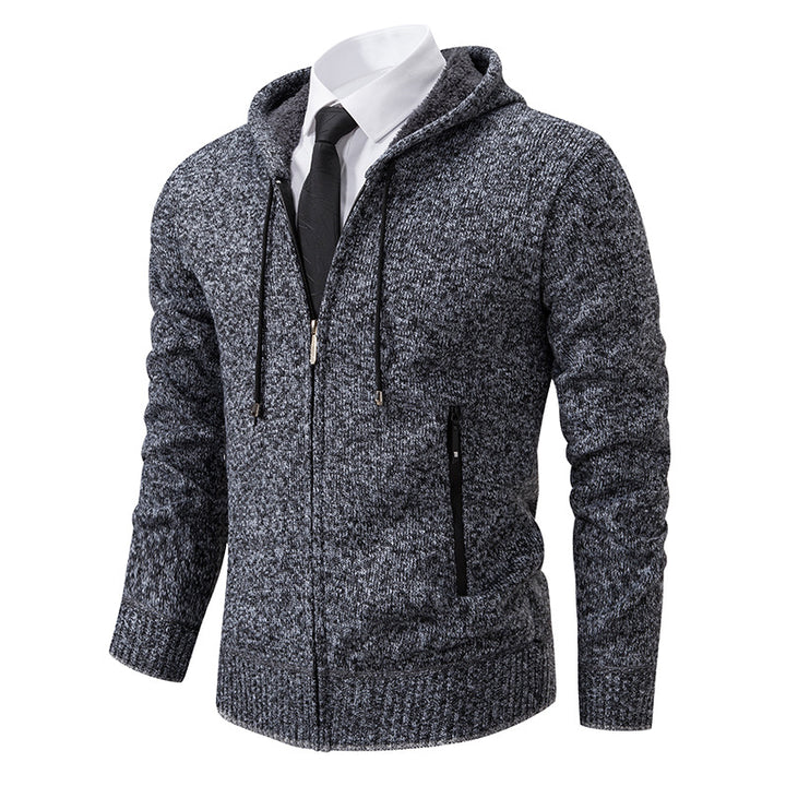 Herren Kapuzenjacke mit softem Fleece-Futter und eleganten Details Aliams