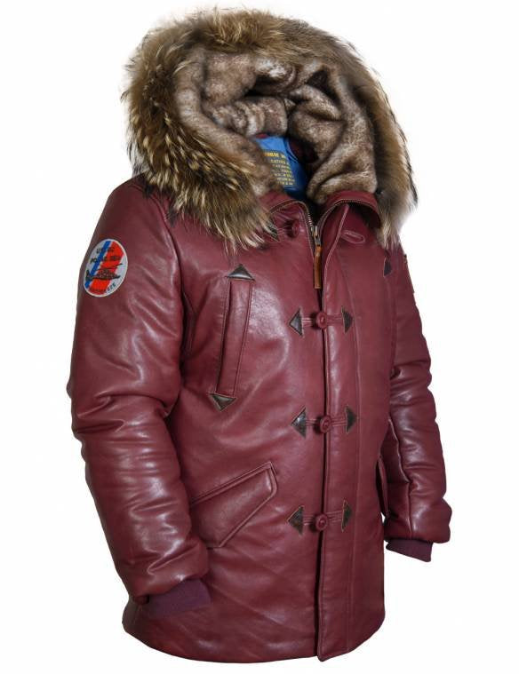 Herren Winterparka mit luxuriösem Kunstpelzkragen und wärmendem Futter Aliams