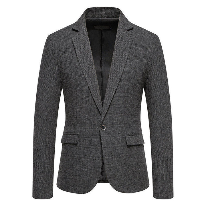Herren eleganter Blazer im Herringbone-Design Aliams