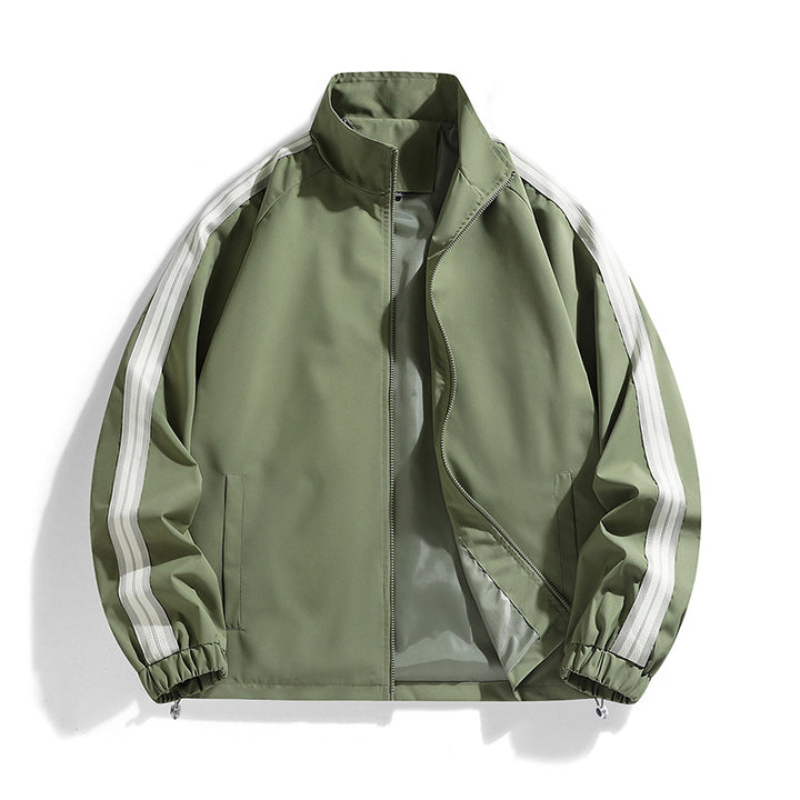 Herren sportliche Trainingsjacke mit atmungsaktiven Einsätzen Aliams