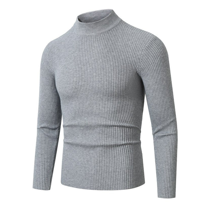 Herren Rollkragenpullover aus hochwertiger Rippenstruktur Aliams