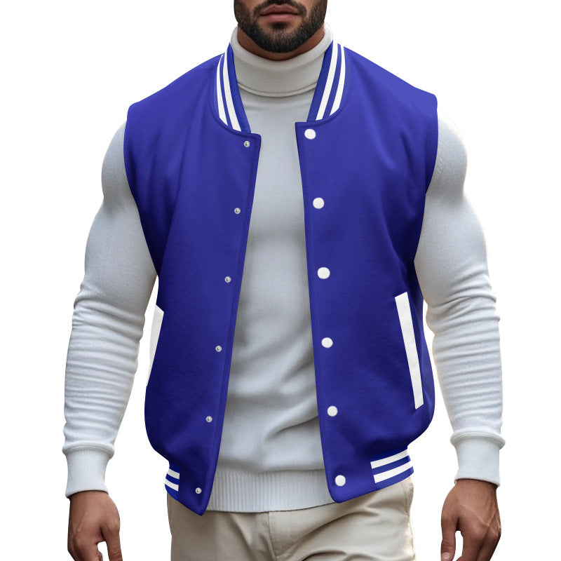 Herren trendige Collegejacke mit sportlichem Schnitt Aliams