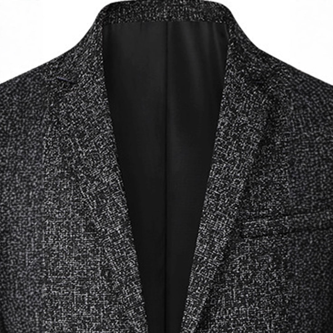 Herren eleganter strukturierter Anzugblazer Aliams
