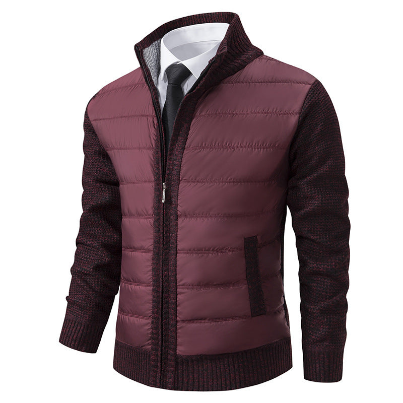 Herren sportive Kapuzenjacke mit strukturiertem Material und eleganten Details Aliams