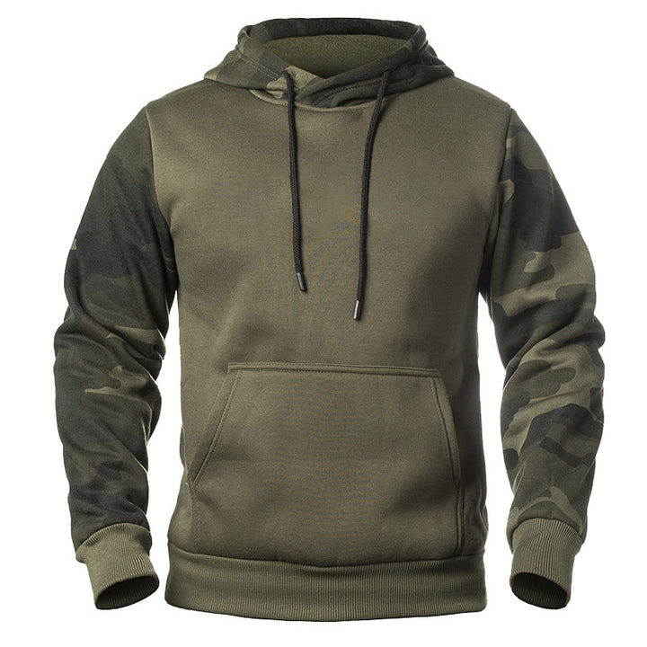 Herren Kapuzenpullover mit modernem Camouflage-Design und praktischen Taschen Aliams
