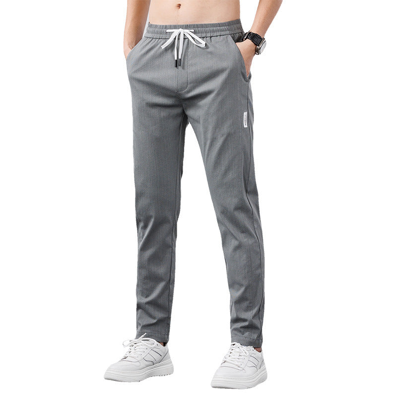 Herren Sportliche Freizeithose mit elastischem Bund Aliams