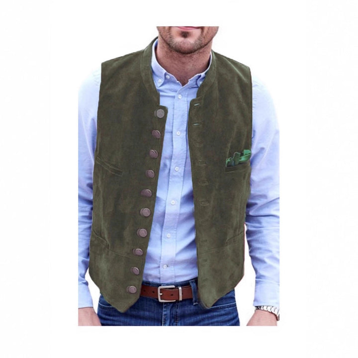 Herren elegante Weste aus Wildleder Aliams