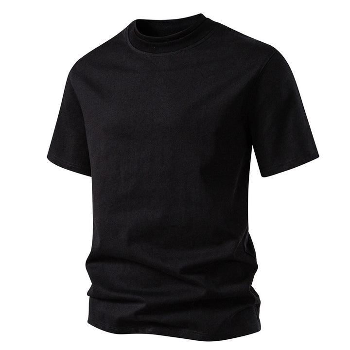 Herren Rundhalsshirt aus hochwertiger Baumwolle mit minimalistischem Design Aliams