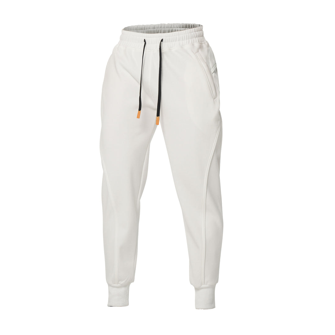 Herren sportliche Jogginghose mit elastischem Bund und seitlichen Taschen Aliams