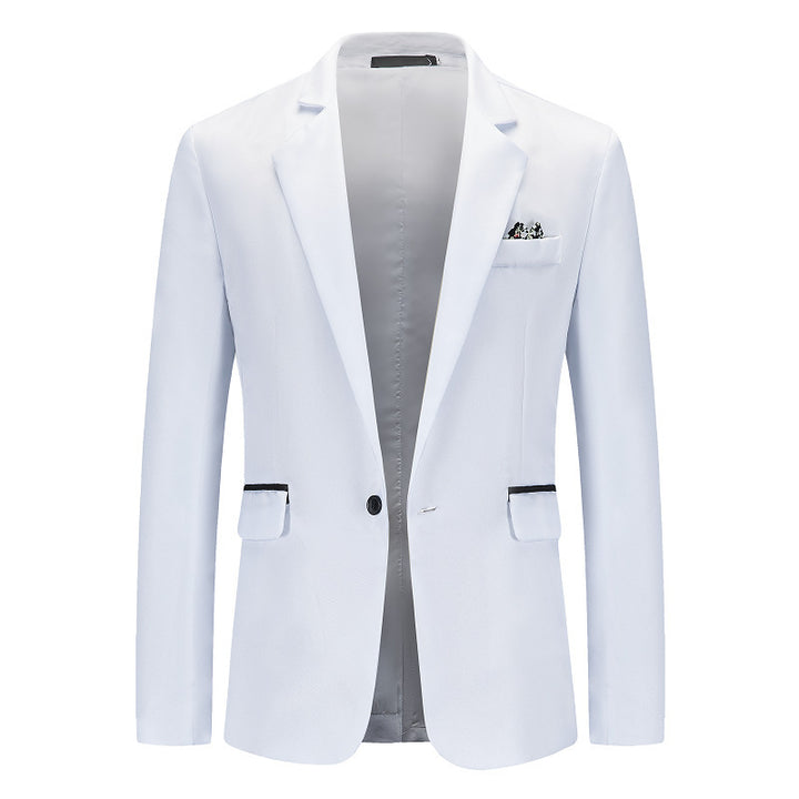 Herren eleganter Blazer mit strukturiertem Design und feinen Details Aliams