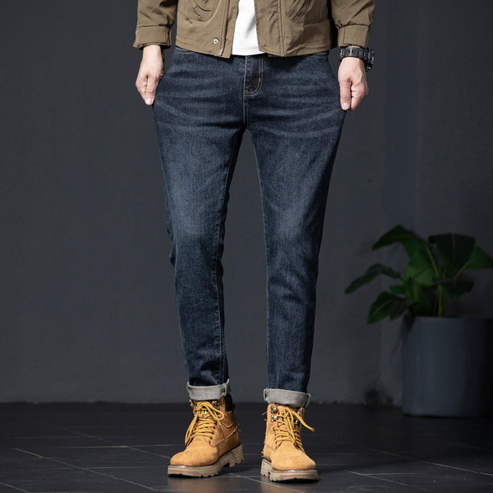 Herren Slim Fit Jeanshose mit hohem Tragekomfort und modischem Look Aliams