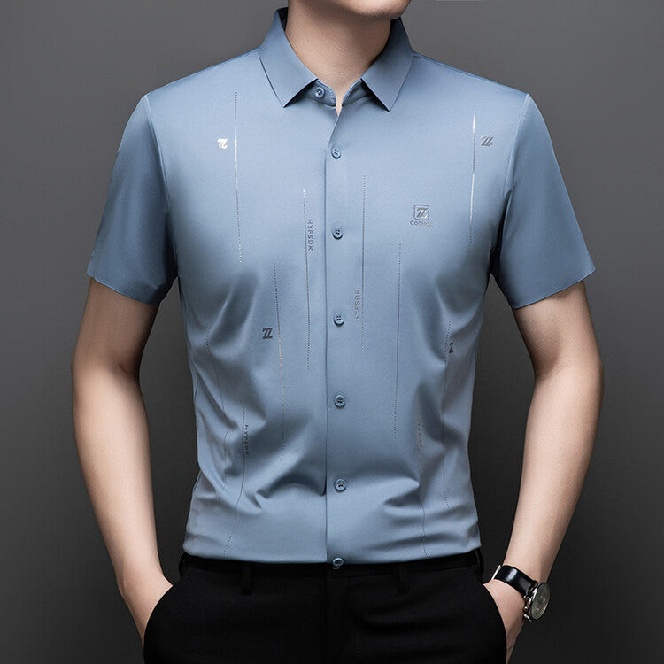 Herren sportliches Kurzarmhemd mit innovativer Feuchtigkeitsregulierung Aliams