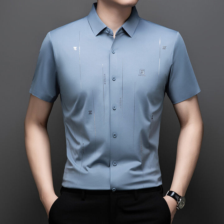 Herren sportliches Kurzarmhemd mit innovativer Feuchtigkeitsregulierung Aliams