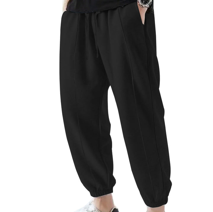 Herren Jogginghose aus atmungsaktivem Material mit verstellbarem Bund Aliams