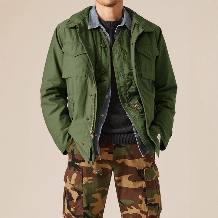 Herren funktionale Outdoorjacke mit praktischen Taschen Aliams