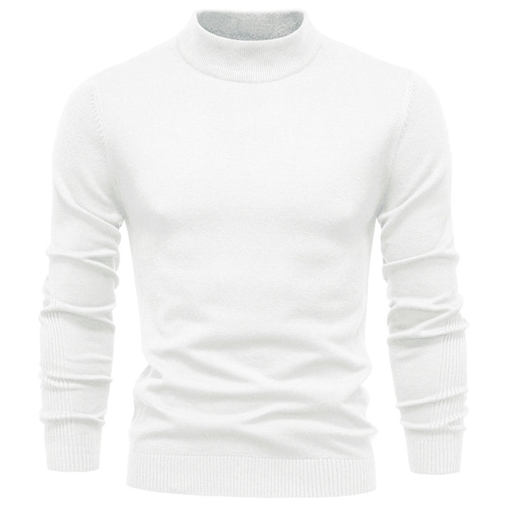 Herren Rollkragenpullover aus weichem Strickmaterial mit feiner Rippstruktur Aliams